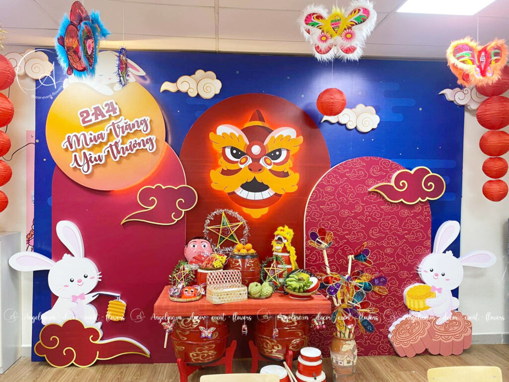 Trang trí trung thu lớp học