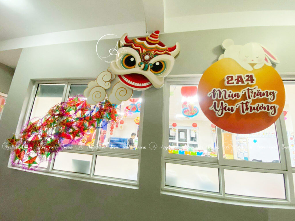 Trang trí trung thu lớp học