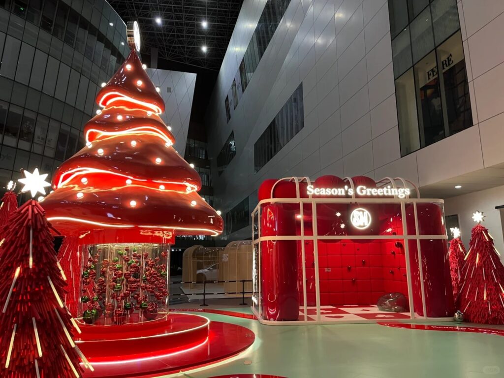 Trang trí noel cho trung tâm thương mại