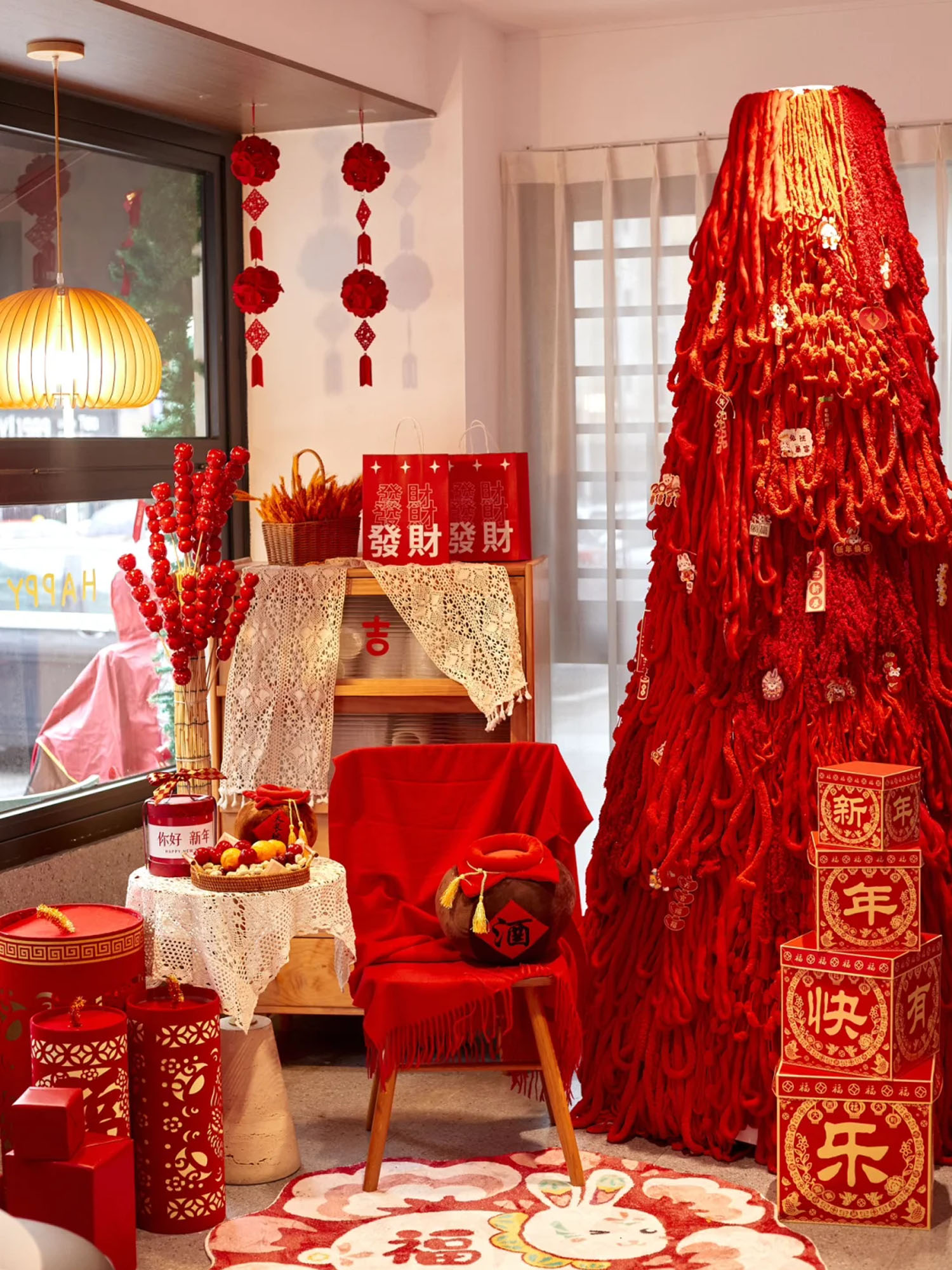 Trang trí tết cho nhà hàng
