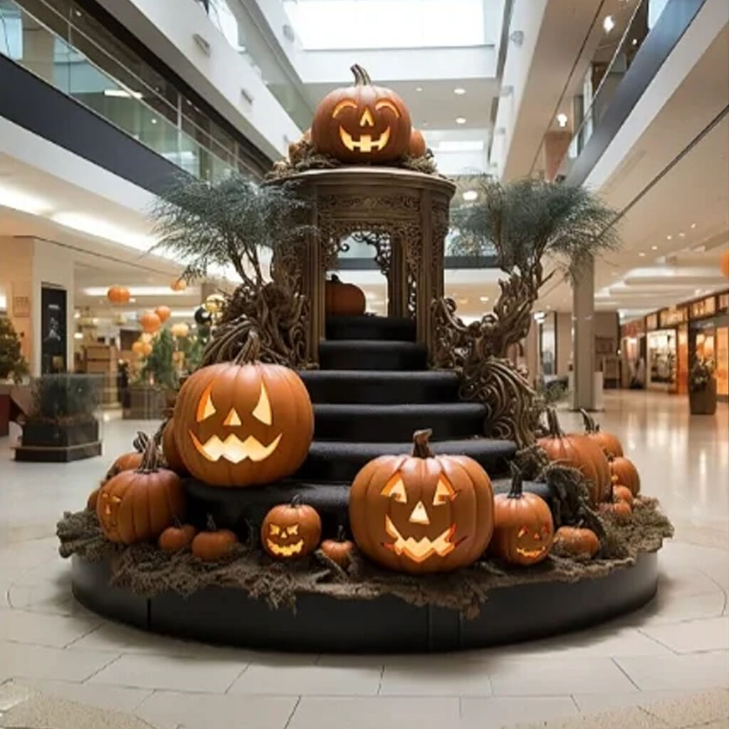 trang trí haloween cho trung tâm thương mại