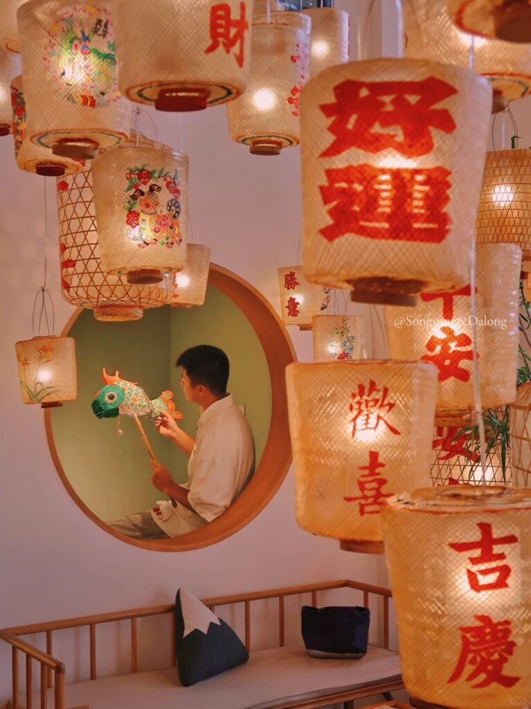 trang trí trung thu nhà hàng