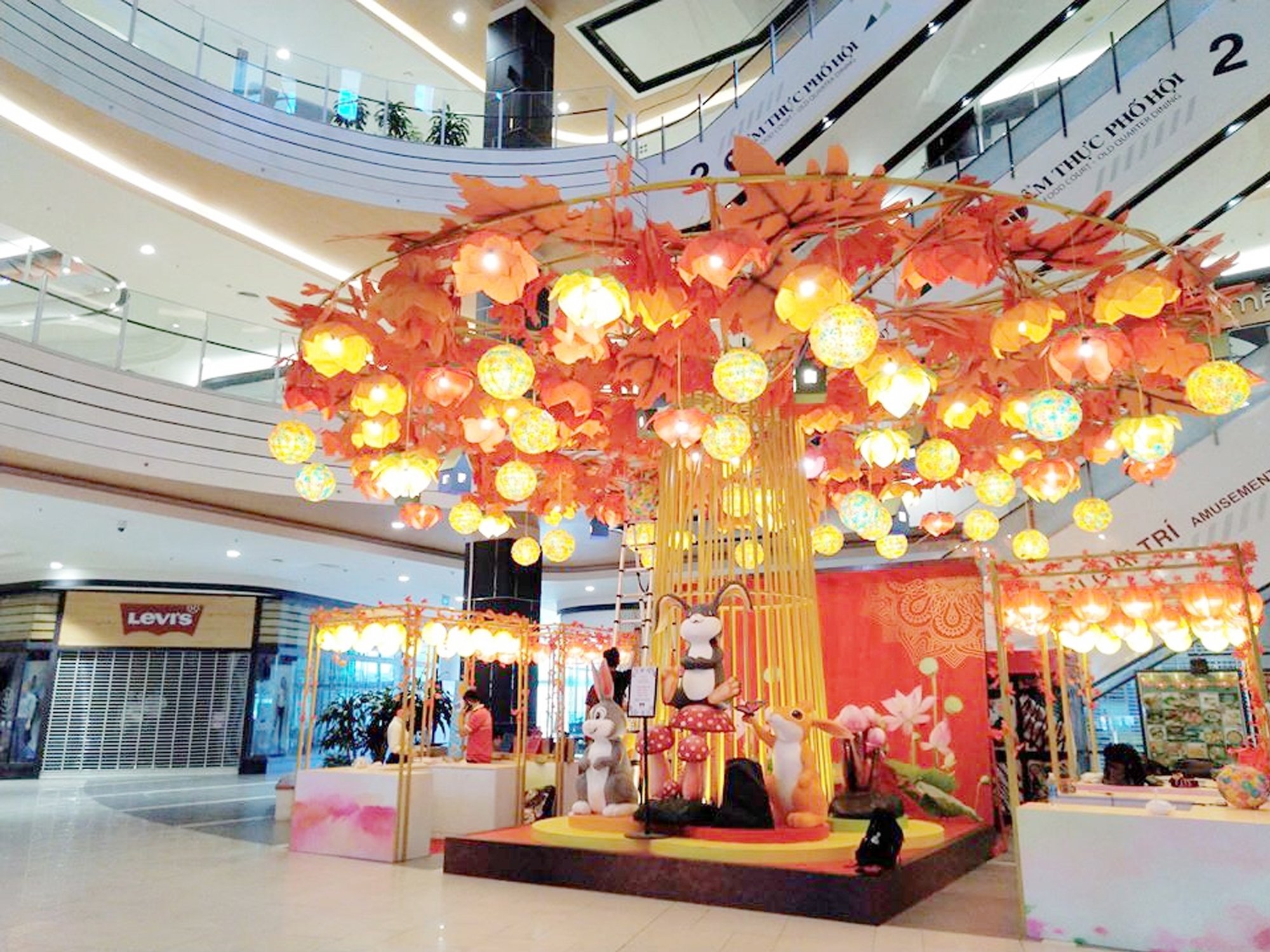 trang trí trung thu trung tâm thương mại 3