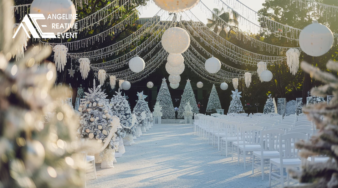 Tổ chức sự kiện Noel chủ đề Giáng sinh trắng