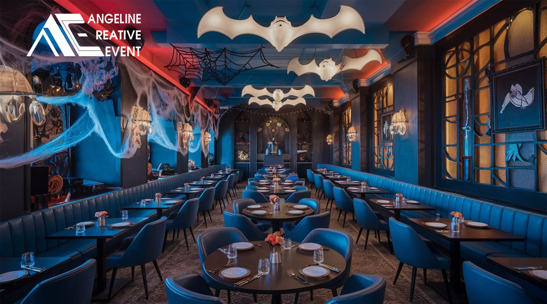 Trang trí Halloween cho nhà hàng phong cách hoà trộn