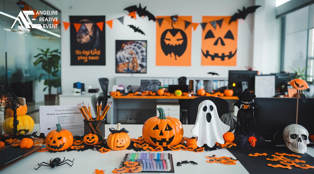 Trang trí Halloween cho văn phòng