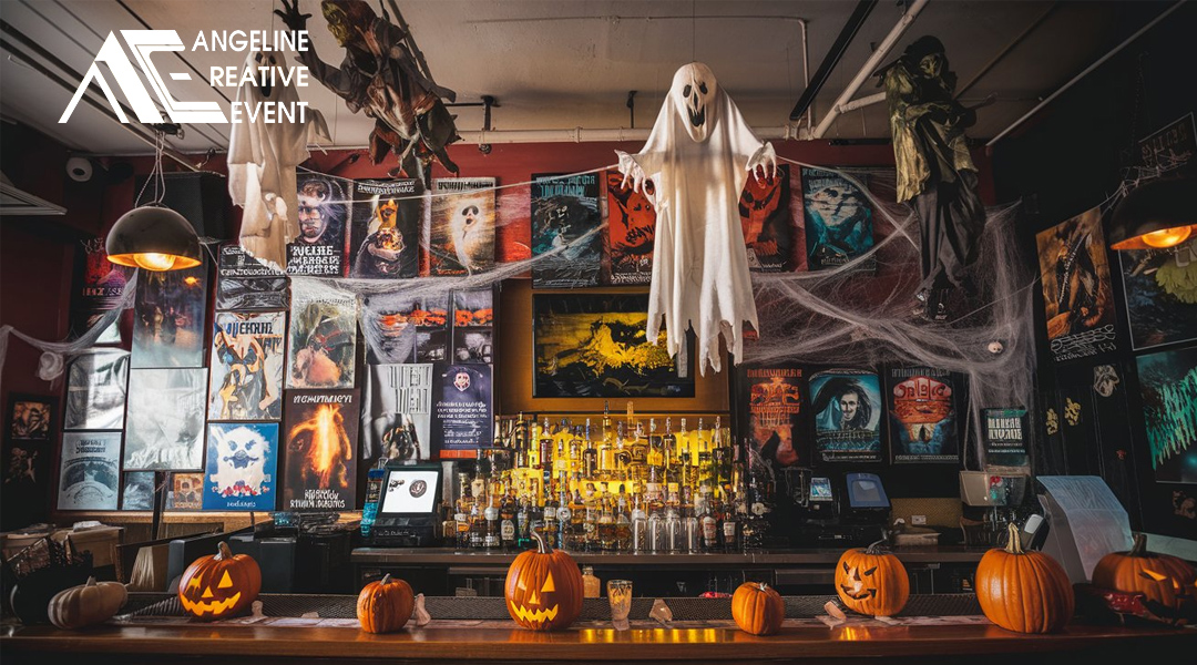 Trang trí Halloween quán Bar phong cách kinh dị