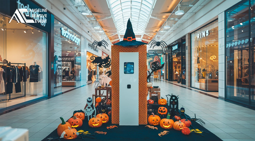 Trung tâm thương mại được trang trí Halloween