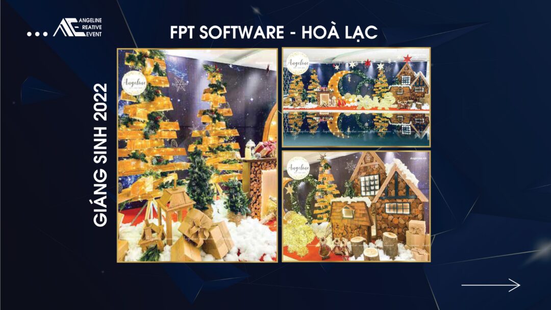 Decor giáng sinh FPT Hòa Lạc 2022