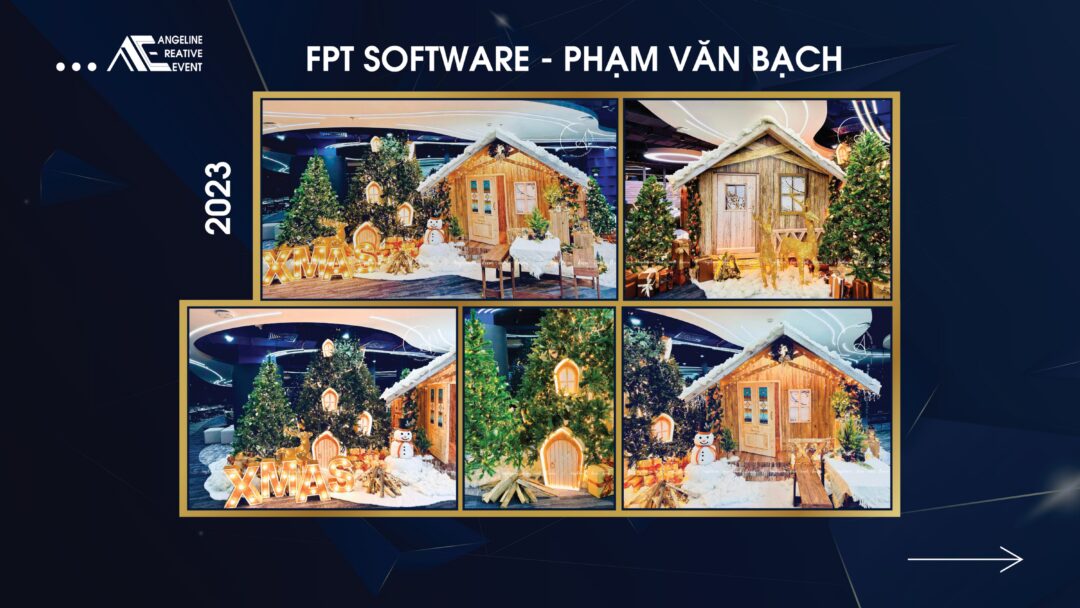 Decor giáng sinh FPT Software Phạm Văn Bạch 2023