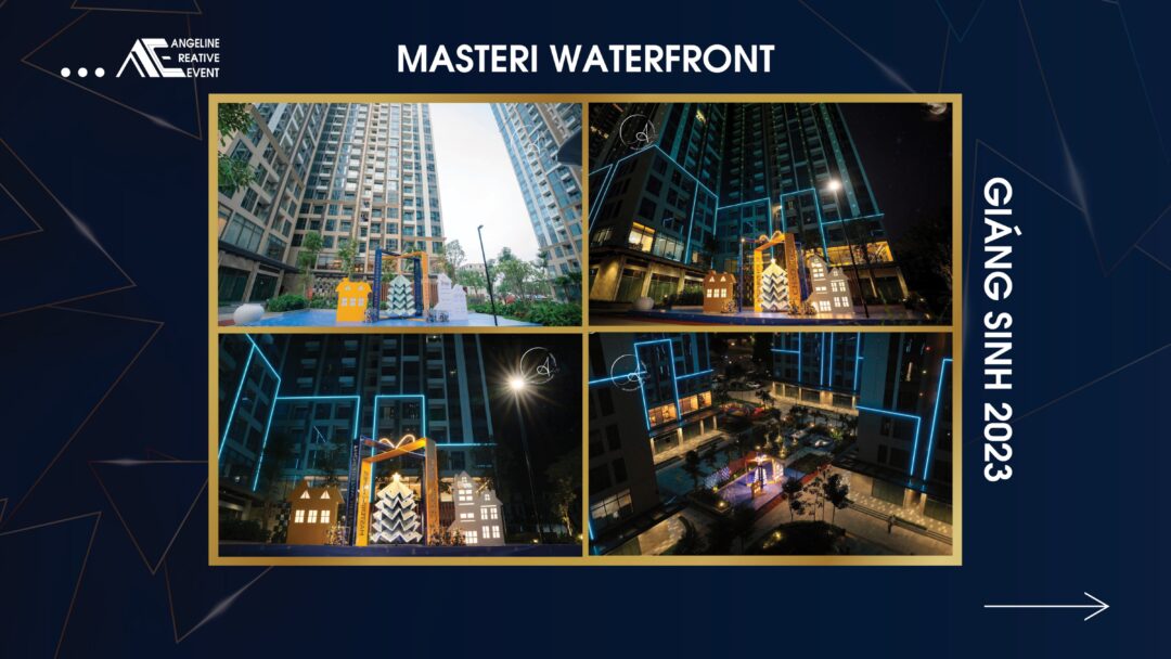 Decor giáng sinh Masteri waterfront 2023