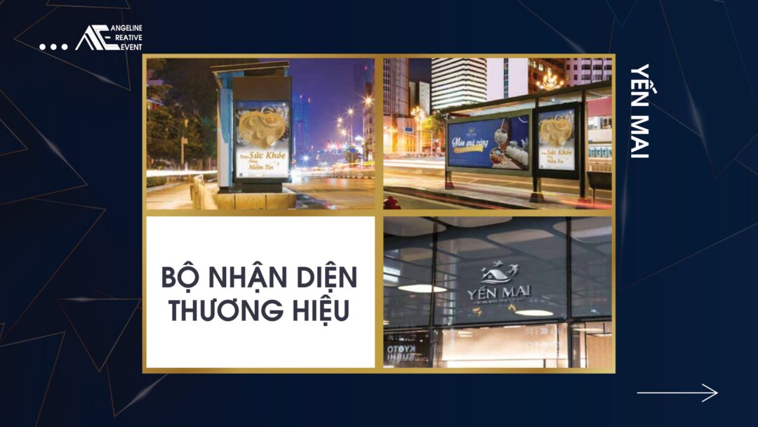 Bộ nhận diện thương hiệu Yến Mai