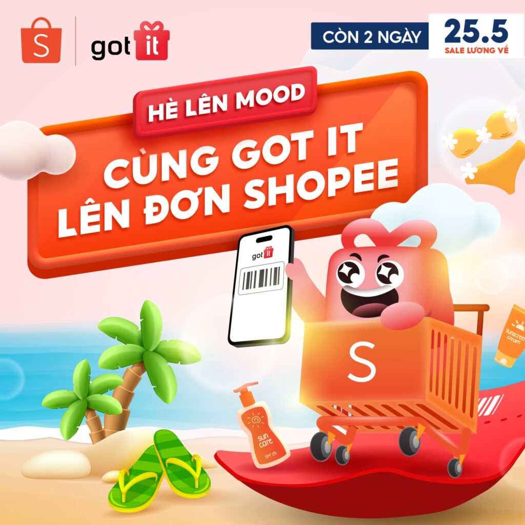 Màu sắc thương hiệu của Shopee