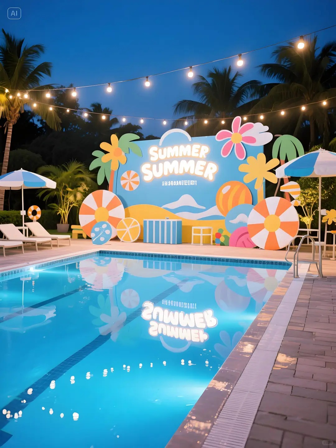 Không gian tổ chức pool party