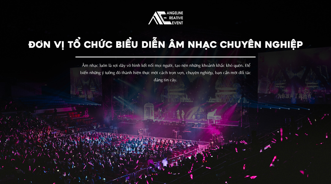 Đơn vịu tổ chức biểu diễn âm nhạc chuyên nghiệp