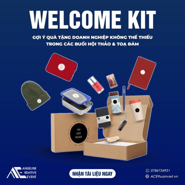 Welcome Kit Sự Kiện: Thiết Kế & Tối Ưu Trải Nghiệm Khách Mời Từ Giây ...
