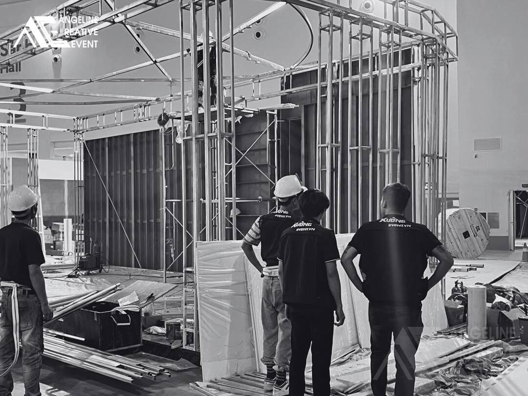 Thi công gian hàng triển lãm PNJ