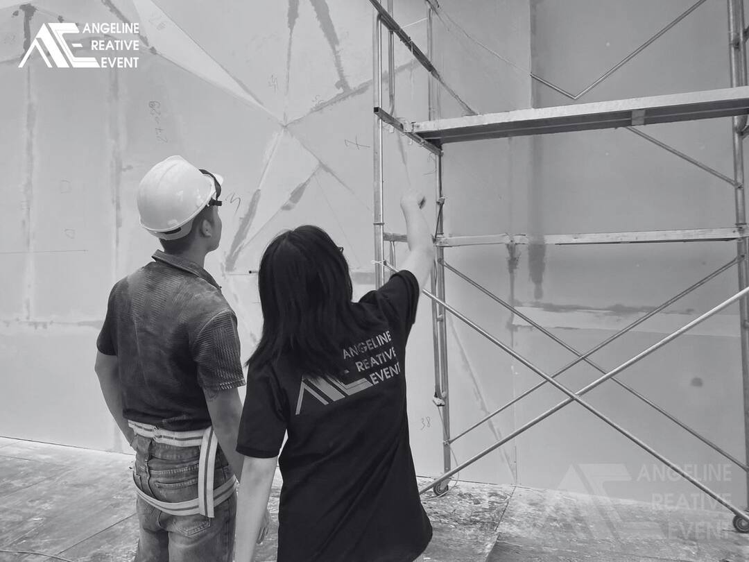 quy trình thi công backdrop sự kiện